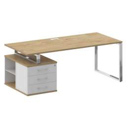 Стол руководителя с тумбой SK.SRT-200